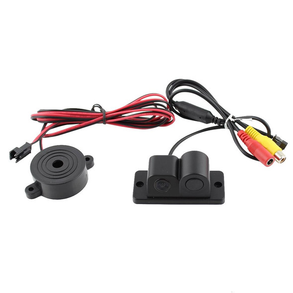 2 in 1 Mini 160 Degrees View Angle Car Rear View Reverse Backup Car Camera with Parking(Black)