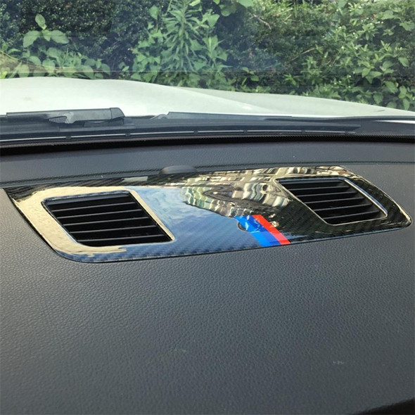 Three Color Carbon Fiber Car Instrument Large Outlet Decorative Sticker for BMW E90 2005-2012