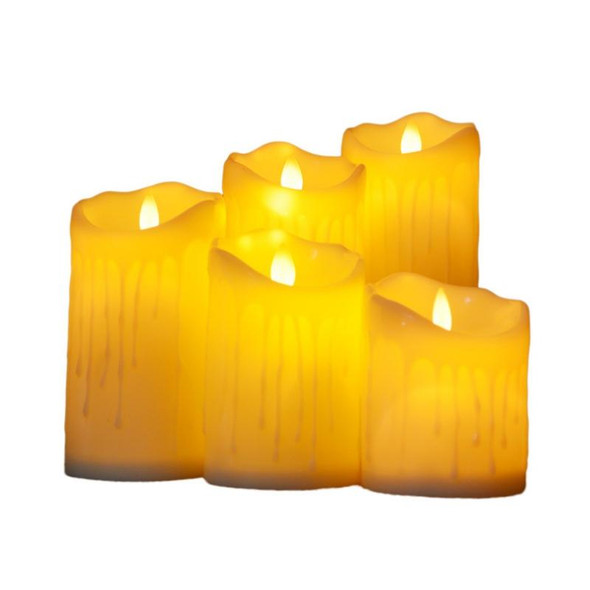 LED Electronic Candle Lights Halloween Christmas Decoration Props, Size: 7.5x17.5cm(Plastic Tears Candle Lights)