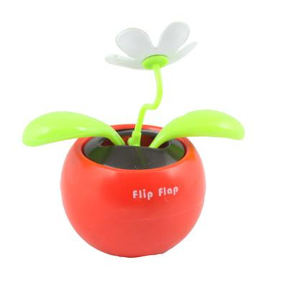 Solar Flip Flap Flower, Random Flower Color Delivery(Red)