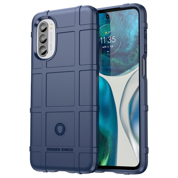 Motorola Moto G52 Full Coverage Shockproof TPU Case(Blue)