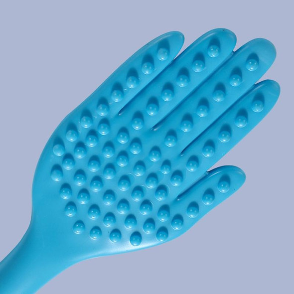 2 PCS Multifunctional Whole Body Silicone Palm Pat and Back Beater Massager Random Color Delivery