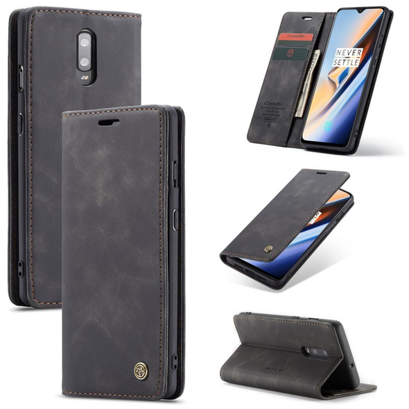 CaseMe-013 Multifunctional Horizontal Flip Leatherette Case with Card Slot & Holder for Huawei P20 Lite(Black)