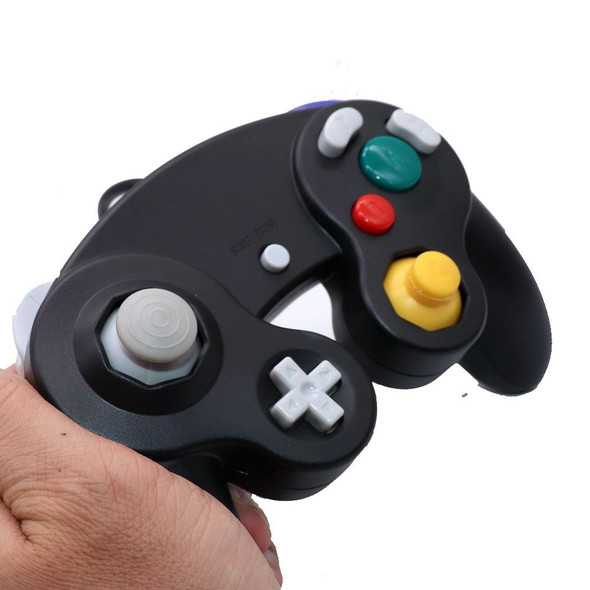 2 PCS Single Point Vibrating Controller Wired Game Controller - Nintendo NGC / Wii, Product color: Yellow