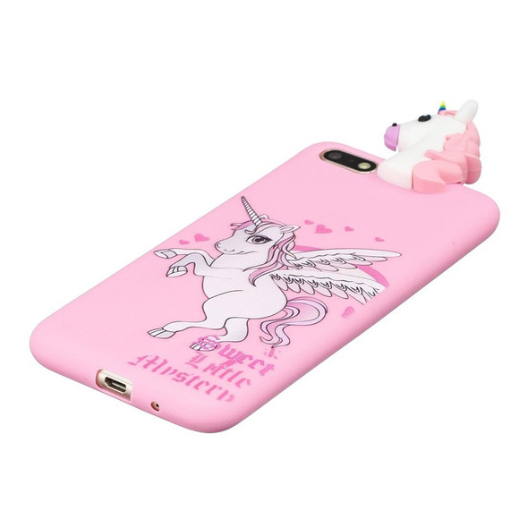 Huawei Y5 (2018) Shockproof Cartoon TPU Protective Case(Unicorn)