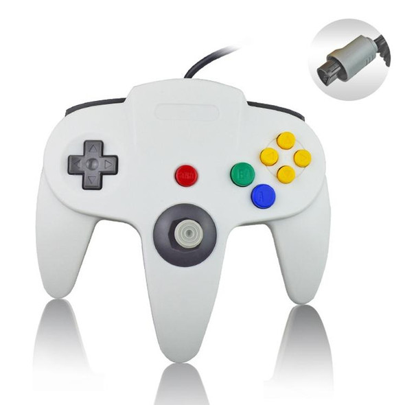 Nintendo N64 Wired Game Controller Gamepad(White)