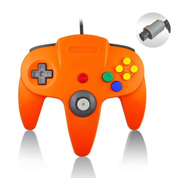 Nintendo N64 Wired Game Controller Gamepad(Orange)