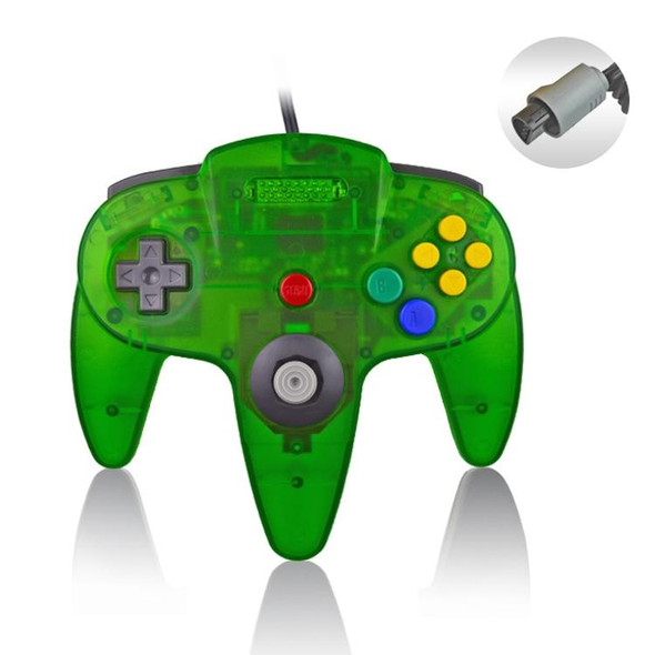 Nintendo N64 Wired Game Controller Gamepad(Dark Green)