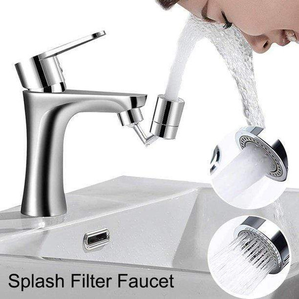 Universal 720° Rotating Splash Filter Faucet - Anti-Splash Design