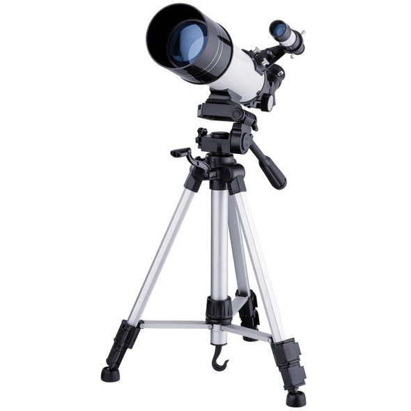 WR852-3 16x/66x70 High Definition High Times Astronomical Telescope with Tripod & Phone Fixing Clip & Moon Filter(White)