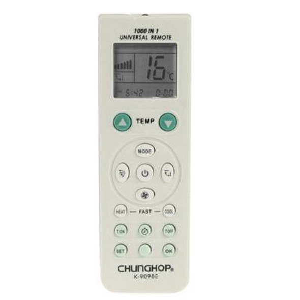 Chunghop Universal A/C Remote Control (K-9098E)(White)