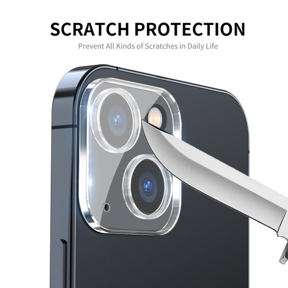 1 PCS ENKAY Hat-Prince 9H Rear Camera Lens Tempered Glass Film for iPhone 13 / 13 mini