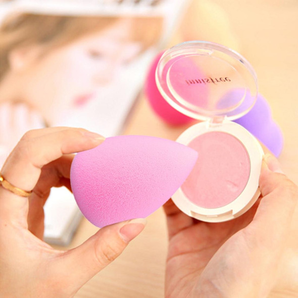 Great Beauty Facial Makeup Water-drop Sponge Blending Foundation Smooth Sponge Cleansing Cosmetic Cotton Pads, Random Color Delivery