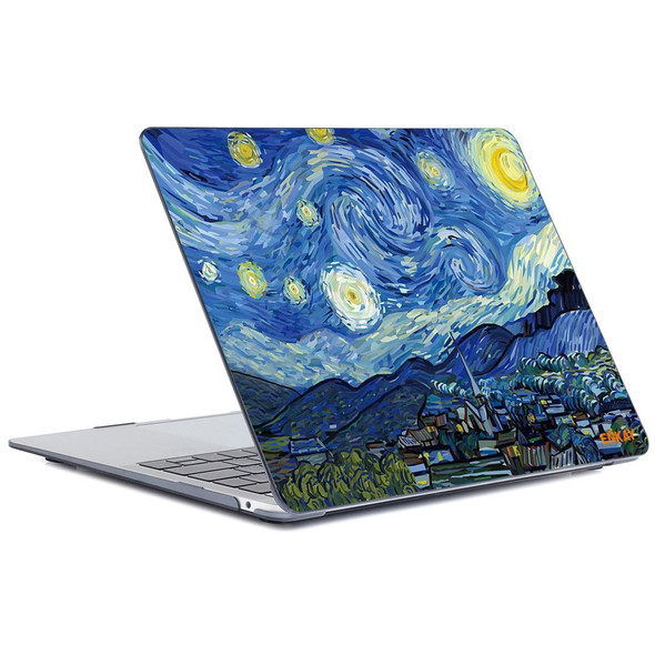 ENKAY Hat-Prince Natural Series Laotop Protective Crystal Case for MacBook Pro 13.3 inch A1706 / A1708 / A1989 / A2159(Starry Night)