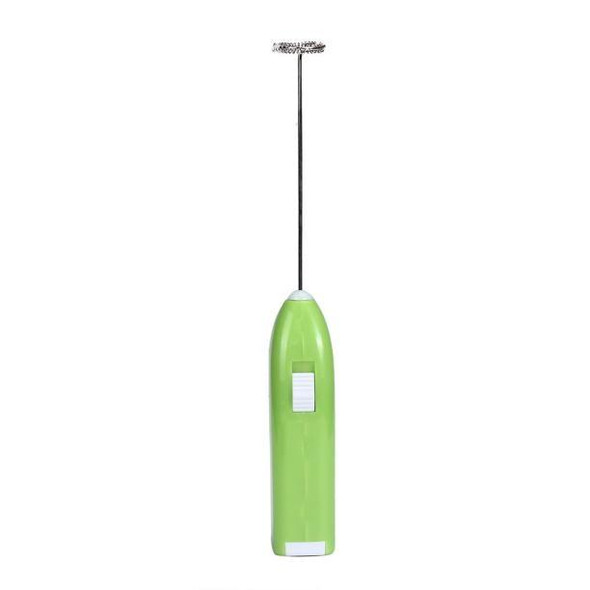 5 PCS Electric Handheld Home Kitchen Egg Beater Mini Stainless Steel Egg Coffee Milk Tea Blender(Green)