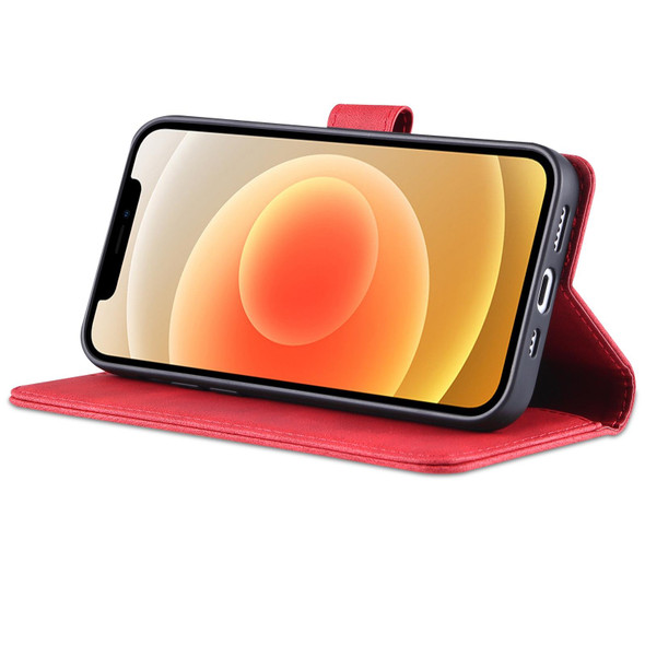 AZNS Dream Second Generation Skin Feel PU+TPU Horizontal Flip Leatherette Phone Case - iPhone 14 Max(Red)