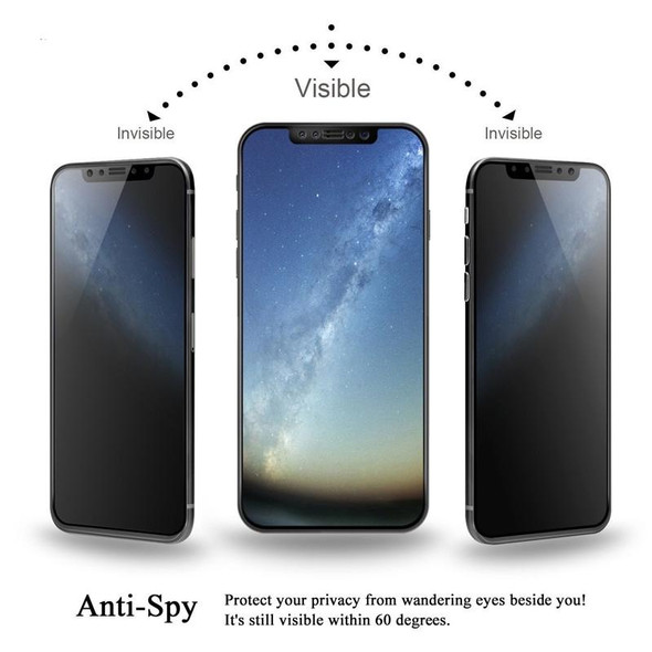 Full Cover Anti-spy Tempered Glass Film for Huawei P20 Pro