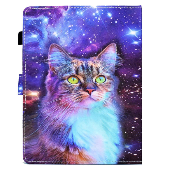 10 inch Tablet Electric Pressed TPU Leatherette Tablet Case(Star Cat)