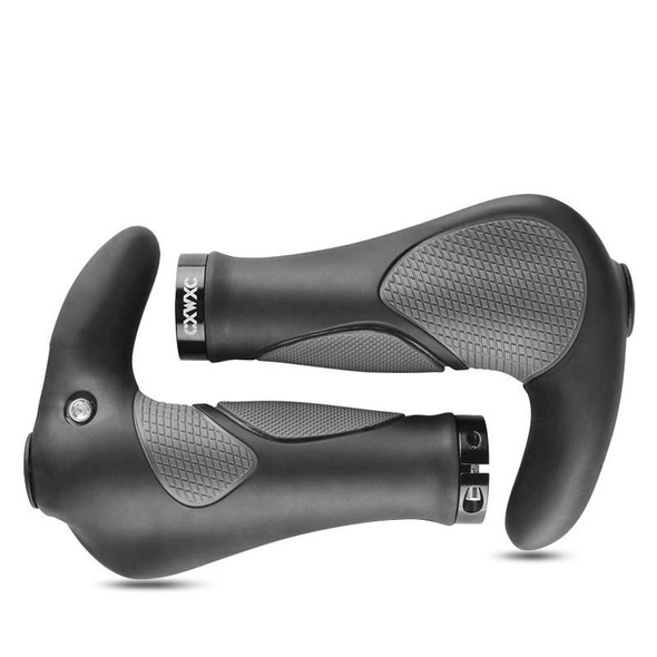 1 Pair CXWXC Bicycle Handlebar Cover Mountain Bike Bullhorn Rubber Handlebar Cover Riding Accessories, Style:HL-G311-1A