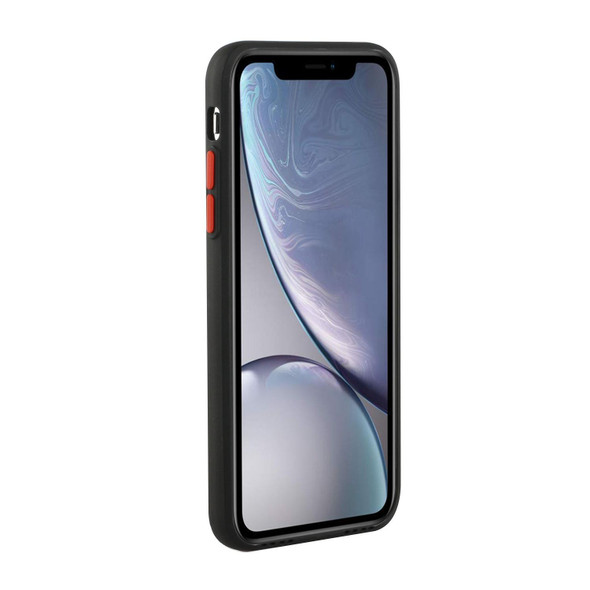 Card Slot Design Shockproof TPU Protective Case - iPhone XR(Black)