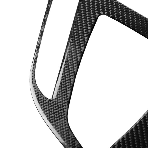 Car Carbon Fiber Gear Position Panel Decorative Sticker for BMW 2013-2017 3 Series F30 / 3GTSeries F34, Right Drive