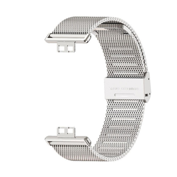 Huawei Watch Fit Mijobs Milan Buckle Stainless Steel Watch Band(Silver)