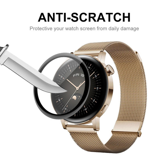 1 PC - Huawei Watch GT 3 42mm ENKAY Hat-Prince Full Coverage 3D Curved Soft PC Edge + PMMA HD Screen Protector Film