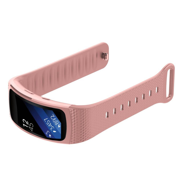 Samsung Gear Fit2 Pro Silicone Watch Band, Size:L(Pink)