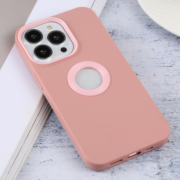 Contrast Color 3 in 1 TPU Phone Case - iPhone 13 Pro(Pink)