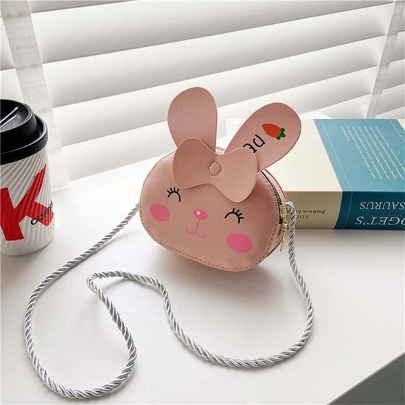 4 PCS Children Mini Cute Cartoon Single Shoulder Bags(Pink Bunny)
