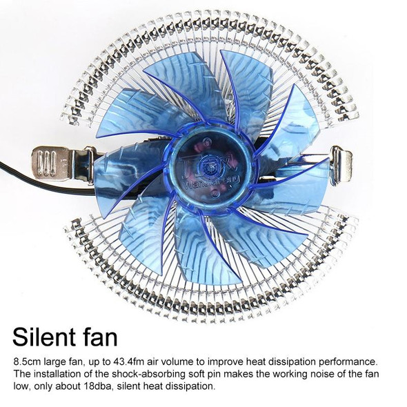 CL-A003 Extreme Edition 3 Pin AMD LGA775 CPU Fan with Light