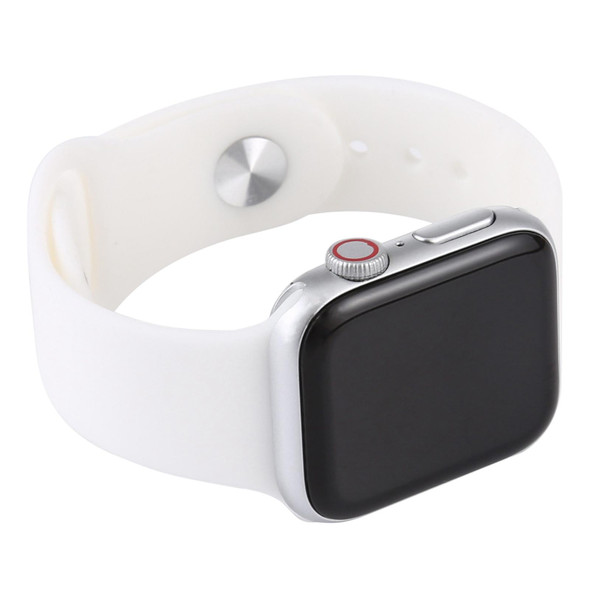 Black Screen Non-Working Fake Dummy Display Model for Apple Watch Series 6 40mm(White)