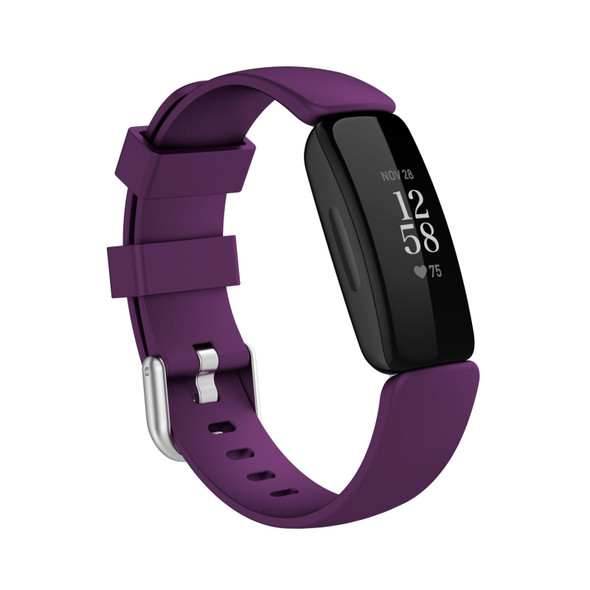 Fitbit Ace 3 / Inspire 2 Silicone Watch Band(Dark Purple)