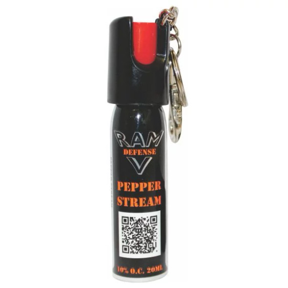 Pepper Spray Keyring with 6x Bursts