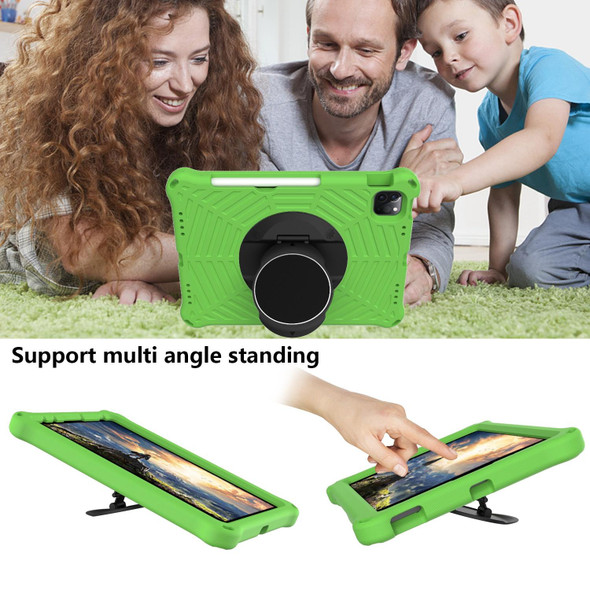 Spider King EVA Protective Tablet Case with Adjustable Shoulder Strap & Holder & Pen Slot - iPad Pro 11 inch 2021 & 2020 & 2018 /  Air 2020 / Air 2022 10.9(Green)