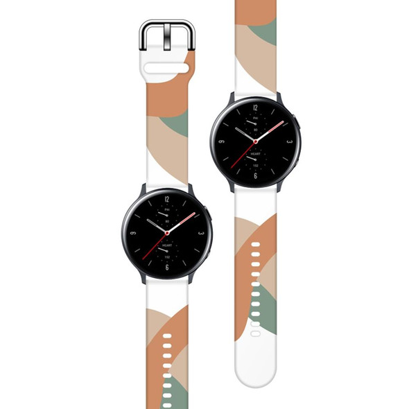 22mm Morandi Series Contrast Color Silicone Watch Band(3)