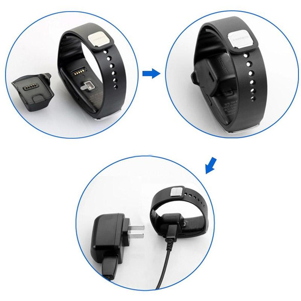 Bluetooth Bracelet Charger for Samsung Gear Fit R350(Black)