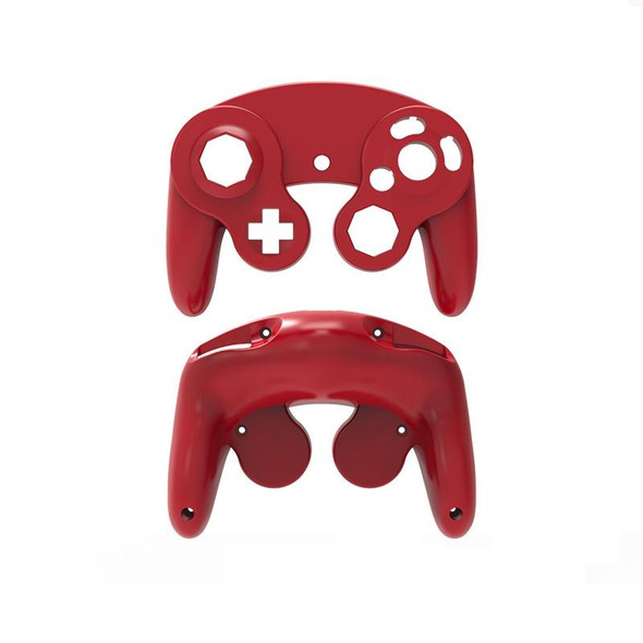 2 PCS Game Single Point Handle Shell Replacement Shell Handle Repair Parts - Nintendo NGC(Red)