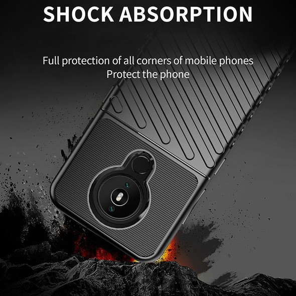 Nokia 1.4 Thunderbolt Shockproof TPU Protective Soft Case(Black)