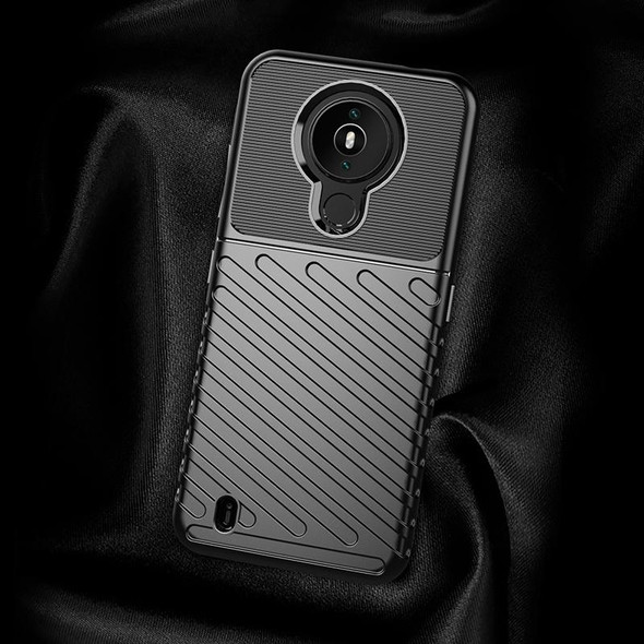 Nokia 1.4 Thunderbolt Shockproof TPU Protective Soft Case(Black)