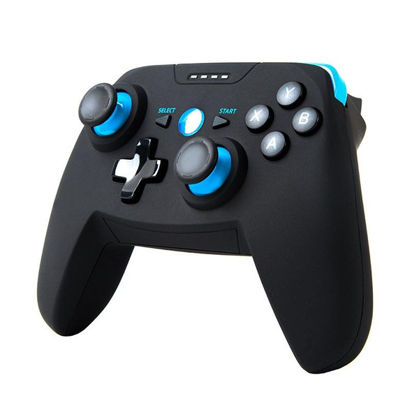 CX-X1  2.4GHz + Bluetooth 4.0 Wireless Game Controller Handle - Android / iOS / PC / PS3 Single Handle (Blue)