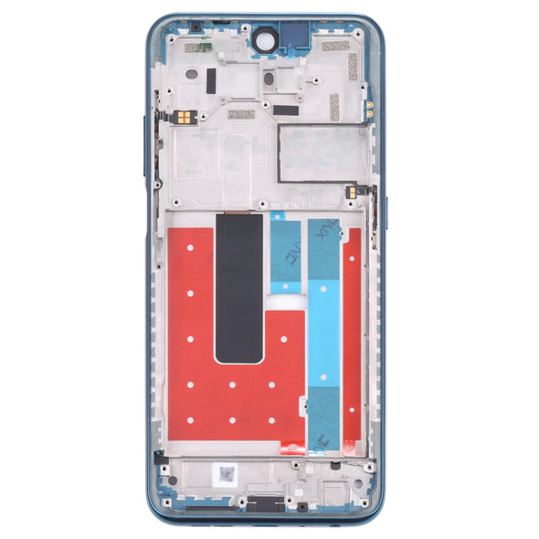 Original Middle Frame Bezel Plate for Nokia X20 TA-1341 TA-1344 (Blue)