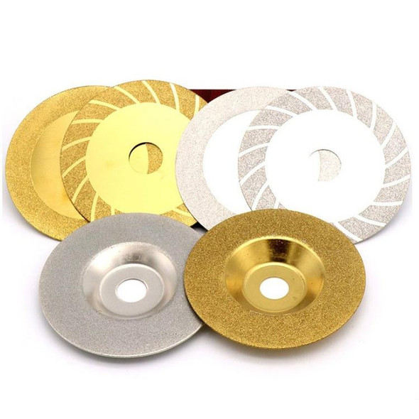 100mm Electroplated Diamond Grinding Slice Glass Grinding Disc 4 Inch Diamond Cutting Piece Alloy Sand Circular Saw Blade(Picture Three)