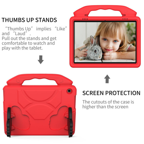 Lenovo Tab M10 HD 10.1 TB-X505F/X505N EVA Shockproof Tablet Case with Thumb Bracket(Red)