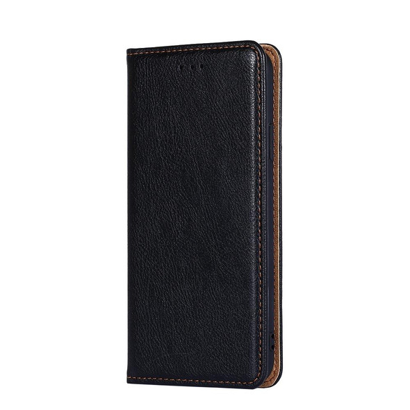 Alcatel Axel / Lumos Pure Color Magnetic Leatherette Phone Case(Black)