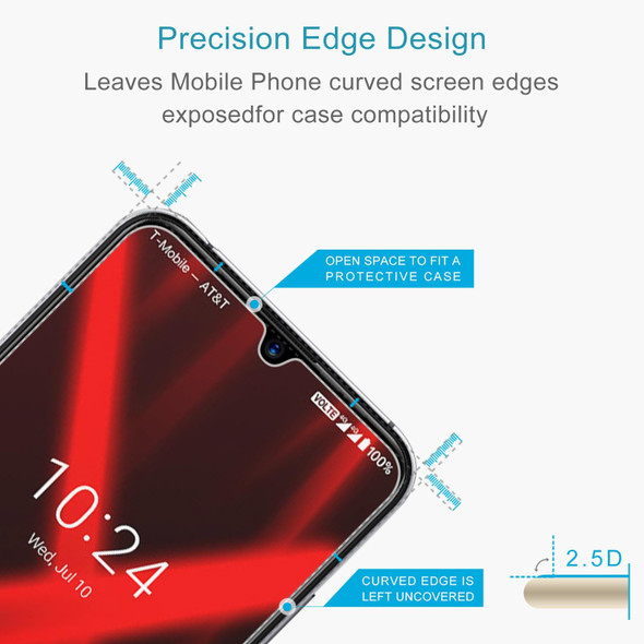 0.26mm 9H 2.5D Tempered Glass Film - Umidigi X