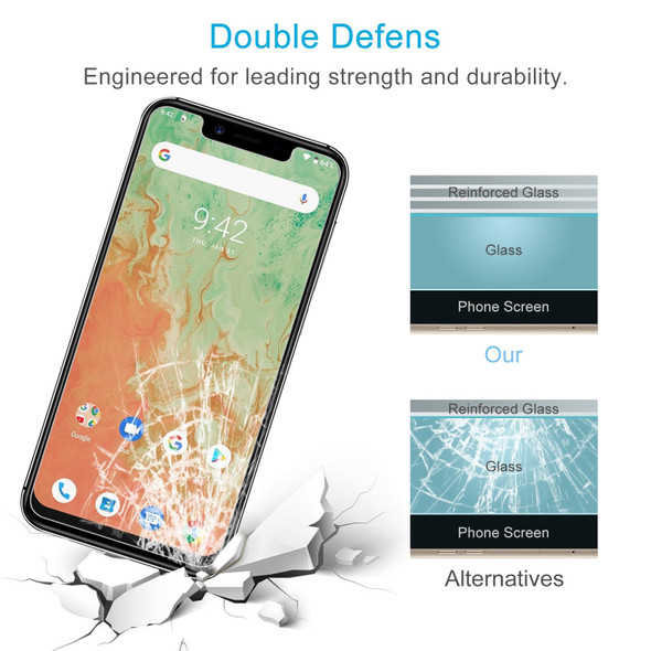 10 PCS 0.26mm 9H 2.5D Tempered Glass Film - Umidigi A3X