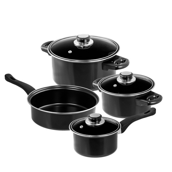 7 Piece Carbon Steel Cookware Set