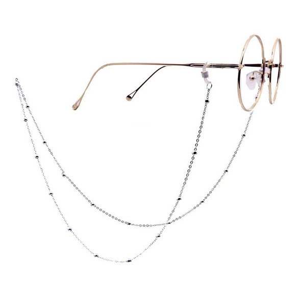 Fashion Simple Pearl Eyeglasses Chain(Silver)