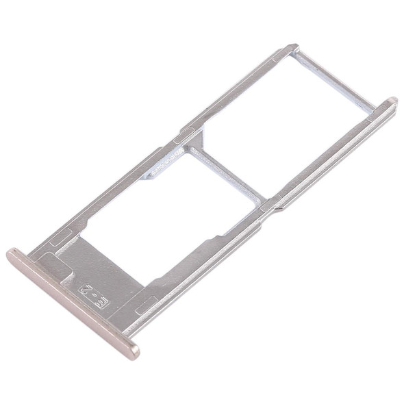 SIM Card Tray + SIM Card Tray / Micro SD Card Tray for Vivo Y37(Gold)